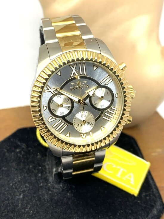 Invicta Women\'s Watch 21425 Angel Quartz Chronograph Two Tone Steel 36mm
